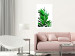 Wall Poster Juicy Leaf - green leaf of a plant on a contrasting white background 125175 additionalThumb 2