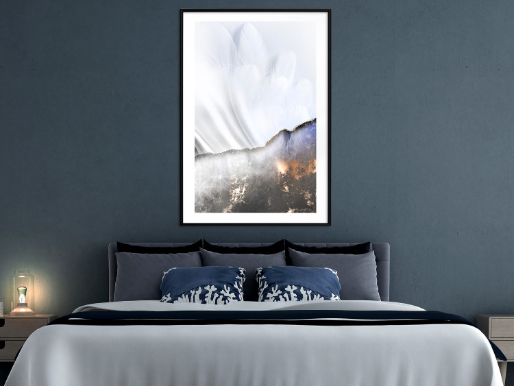Wall Poster Guardian Angel - abstract composition with white wings and patterns 127875 additionalImage 22