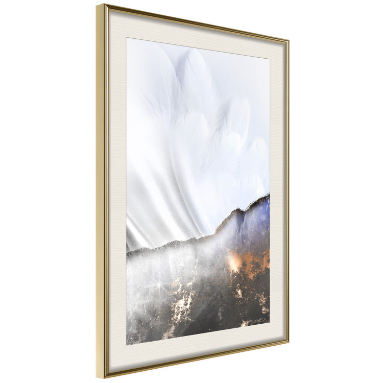 Wall Poster Guardian Angel - abstract composition with white wings and patterns 127875 additionalImage 2