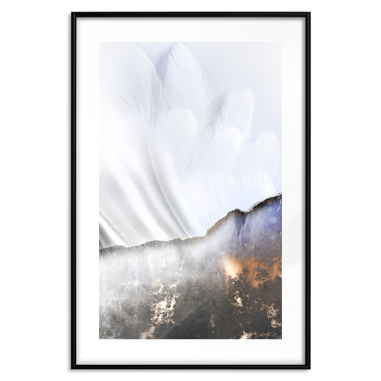 Wall Poster Guardian Angel - abstract composition with white wings and patterns 127875 additionalImage 18