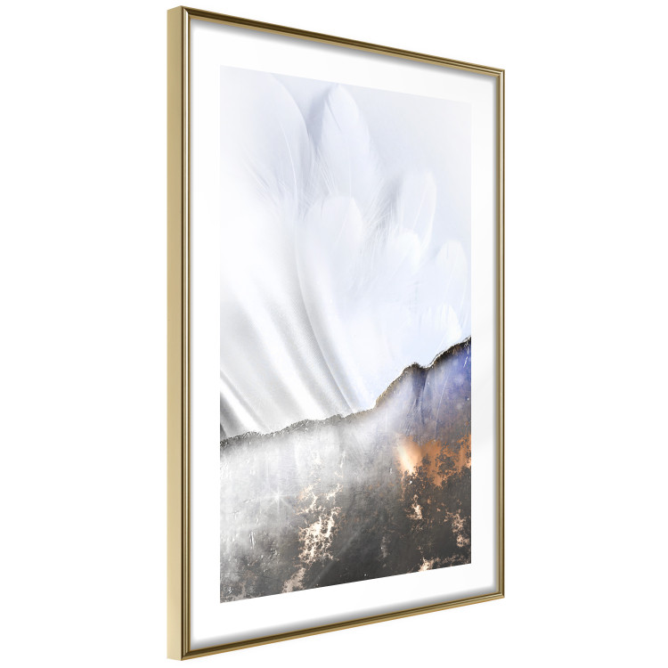 Wall Poster Guardian Angel - abstract composition with white wings and patterns 127875 additionalImage 7