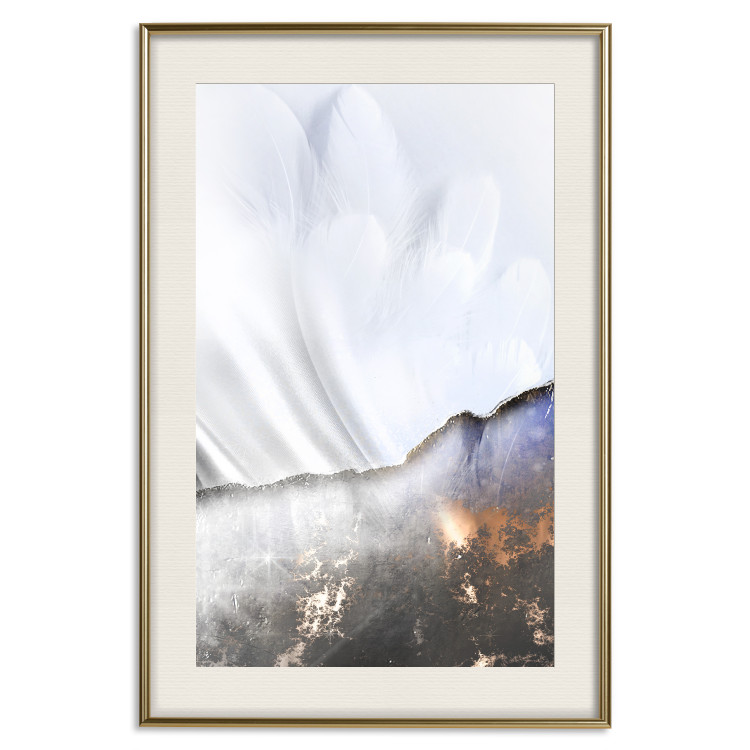 Wall Poster Guardian Angel - abstract composition with white wings and patterns 127875 additionalImage 20
