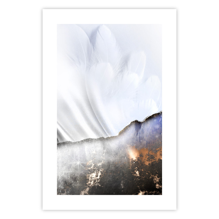 Wall Poster Guardian Angel - abstract composition with white wings and patterns 127875 additionalImage 17