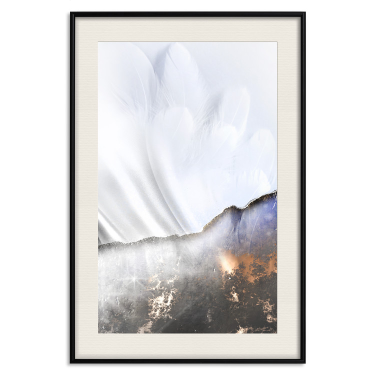 Wall Poster Guardian Angel - abstract composition with white wings and patterns 127875 additionalImage 19