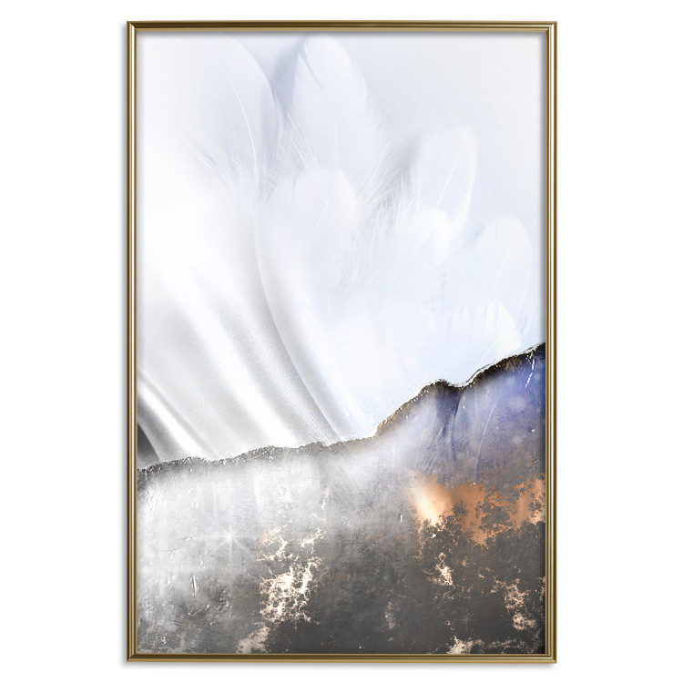 Wall Poster Guardian Angel - abstract composition with white wings and patterns 127875 additionalImage 15