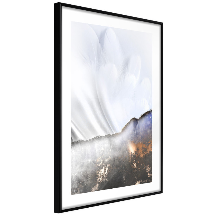 Wall Poster Guardian Angel - abstract composition with white wings and patterns 127875 additionalImage 4