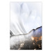 Wall Poster Guardian Angel - abstract composition with white wings and patterns 127875
