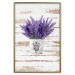 Wall Poster Lavender Bouquet - purple flowers in pot on background of wooden planks 128075 additionalThumb 21