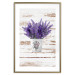Wall Poster Lavender Bouquet - purple flowers in pot on background of wooden planks 128075 additionalThumb 14