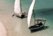 Poster Romantic Coast - beach landscape and sailboats on the azure sea 129475 additionalThumb 10