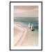 Poster Romantic Coast - beach landscape and sailboats on the azure sea 129475 additionalThumb 17