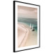 Poster Romantic Coast - beach landscape and sailboats on the azure sea 129475 additionalThumb 6