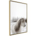 Wall Poster Horse Mane - white horse with a lot of hair against a winter forest 130375 additionalThumb 12