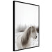 Wall Poster Horse Mane - white horse with a lot of hair against a winter forest 130375 additionalThumb 11
