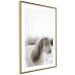 Wall Poster Horse Mane - white horse with a lot of hair against a winter forest 130375 additionalThumb 7