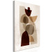 Canvas Art Print Interplay of Shapes (1-piece) Vertical - abstract figures 131575 additionalThumb 2