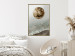 Wall Poster Green Tide - moon and sea imitation in an abstract motif 131775 additionalThumb 5