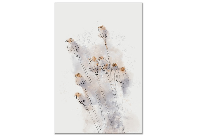 Canvas Print Peaceful Poppies (1 Part) Vertical 131975