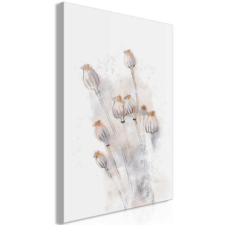 Canvas Print Peaceful Poppies (1 Part) Vertical 131975 additionalImage 2