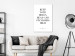 Canvas Art Print High Heels (1-piece) Vertical - black and white English quote 134175 additionalThumb 3