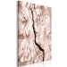 Canvas Art Print Tree bark - black and white closeup on a bright bark 135275 additionalThumb 2