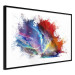 Poster Horizontal Color Spot - a full rainbow shades abstraction on white 137175 additionalThumb 6