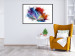 Poster Horizontal Color Spot - a full rainbow shades abstraction on white 137175 additionalThumb 20
