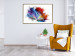 Poster Horizontal Color Spot - a full rainbow shades abstraction on white 137175 additionalThumb 18