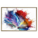 Poster Horizontal Color Spot - a full rainbow shades abstraction on white 137175 additionalThumb 9
