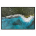 Wall Poster Sandy Shore of Norway - landscape of blue sea and beach next to a forest 138775 additionalThumb 5