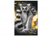 Paint by number Lemur & Golden Splash 142575 additionalThumb 3