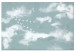 Canvas Print Geese in the Clouds (1-piece) Wide - landscape with birds in the sky 143475