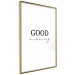 Poster Good Morning - Positive Minimalist Sentence on a White Background 146175 additionalThumb 6