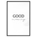 Poster Good Morning - Positive Minimalist Sentence on a White Background 146175 additionalThumb 17