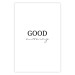 Poster Good Morning - Positive Minimalist Sentence on a White Background 146175 additionalThumb 18