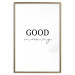 Poster Good Morning - Positive Minimalist Sentence on a White Background 146175 additionalThumb 16