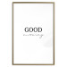 Poster Good Morning - Positive Minimalist Sentence on a White Background 146175 additionalThumb 20