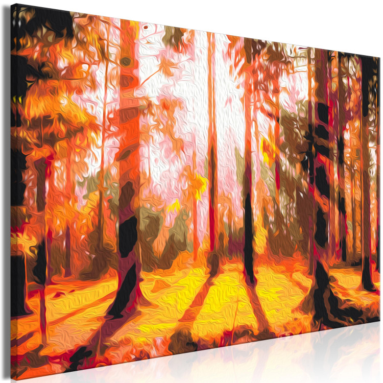 Paint by number Spring Forest - Landscape With the Sun Breaking Through the Trees 149775 additionalImage 4