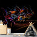 Wall Mural Neon Motorcycles - Race, Starting Position, Colorful Design 150575 additionalThumb 6