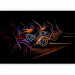 Wall Mural Neon Motorcycles - Race, Starting Position, Colorful Design 150575 additionalThumb 5