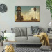 Canvas Print Vintage Clocks in the Desert - Surreal Brown Composition 151075 additionalThumb 11