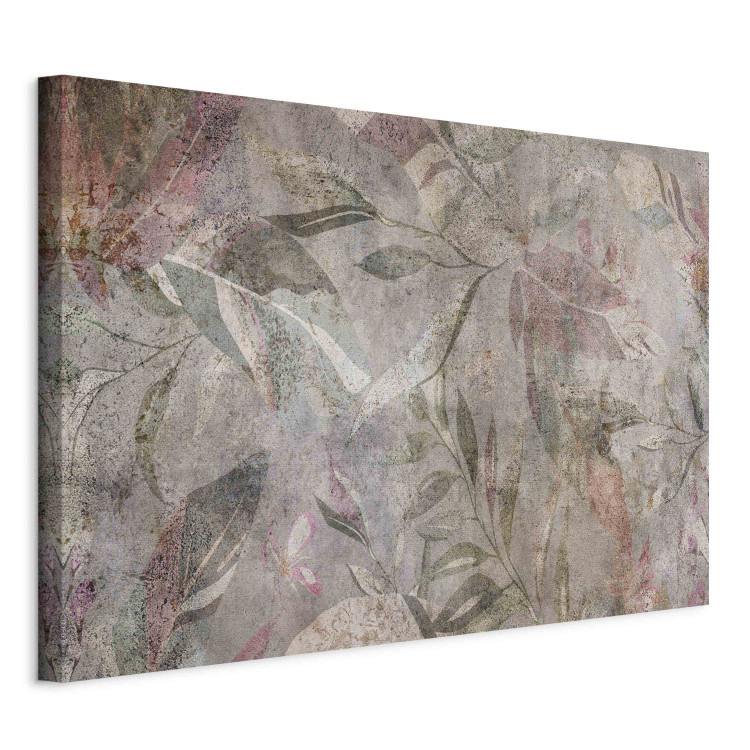 Large canvas print The Colors of Venetian Frescoes - A Plant Composition on a Brown Background [Large Format] 151175 additionalImage 3
