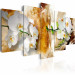 Canvas Art Print Brown Paint and Orchid  63975 additionalThumb 2