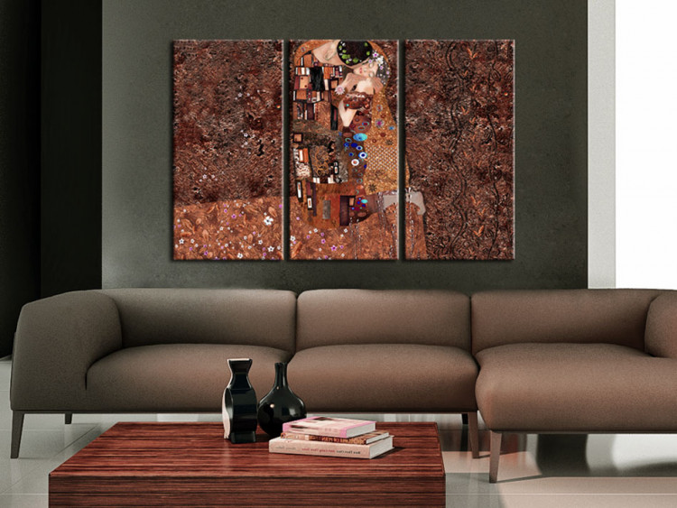 Canvas Klimt inspiration - The Color of Love 64575 additionalImage 3