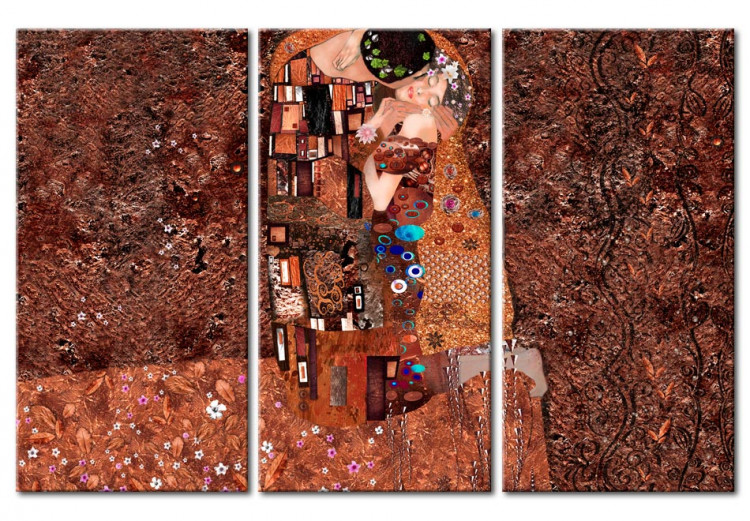 Canvas Klimt inspiration - The Color of Love 64575