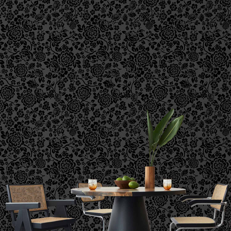 Wallpaper Onyx roses 89275 additionalImage 5