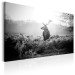 Canvas Print Black and White Deer 105785 additionalThumb 2