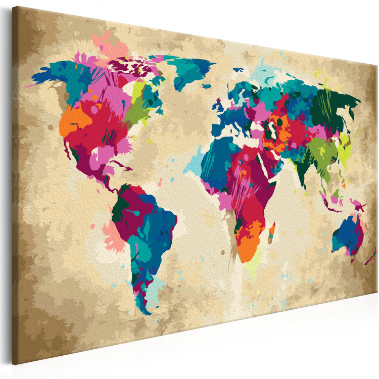 Paint by number World Map (Colourful) 107485 additionalImage 5