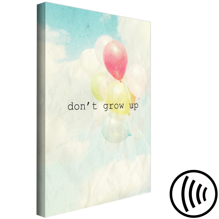 Canvas Don't Grow Up (1 Part) Vertical 116985 additionalImage 6