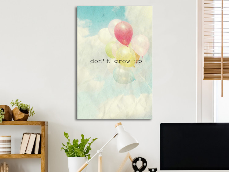 Canvas Don't Grow Up (1 Part) Vertical 116985 additionalImage 3